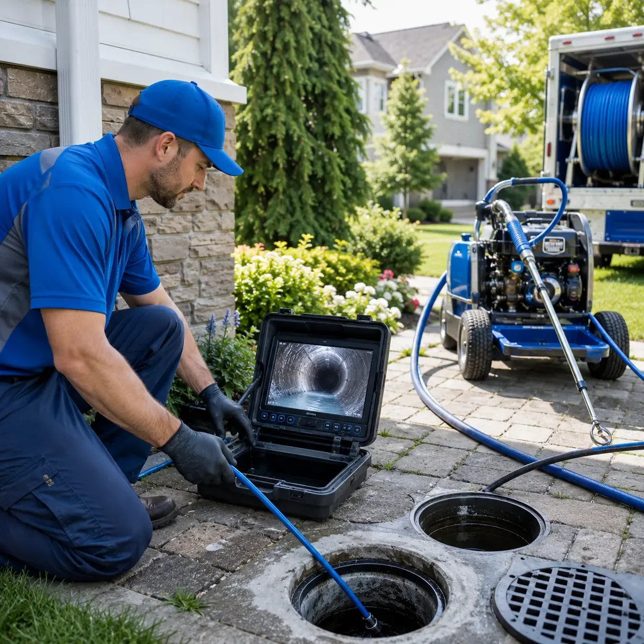 Outdoor drain cleaning professionals serving Dola, OH
