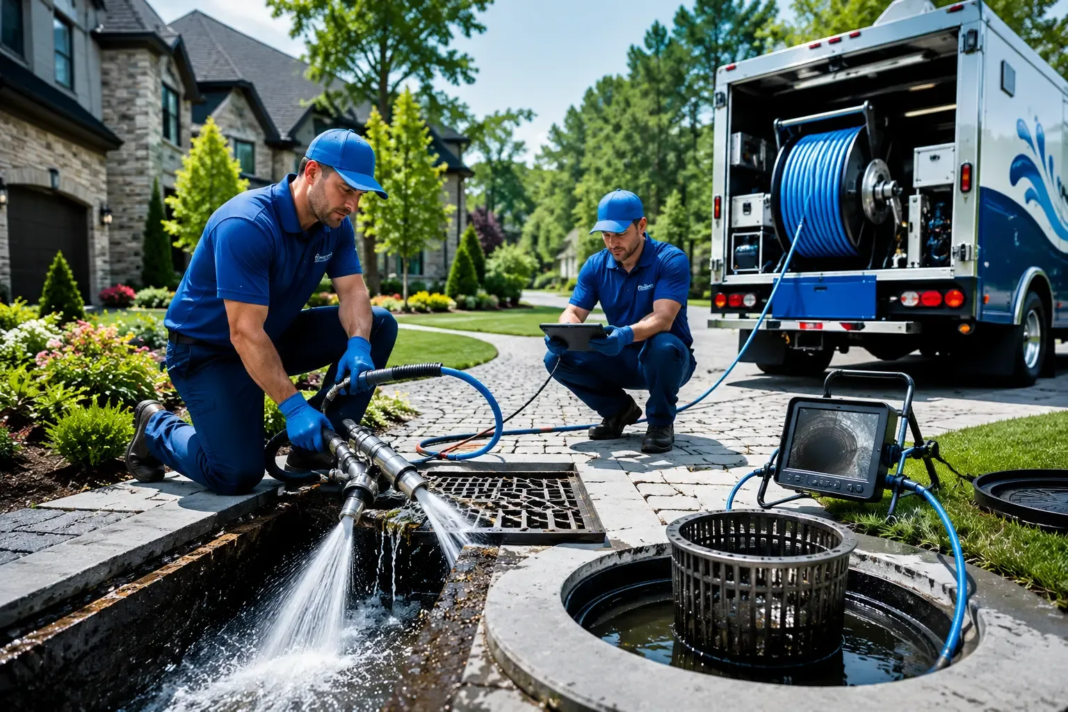 Local outdoor drain cleaning professionals in Dola, OH